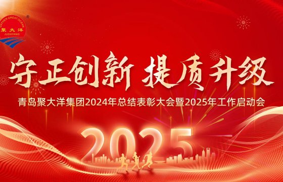 守正創(chuàng)新，提質(zhì)升級(jí)│聚大洋集團(tuán)舉行2024年總結(jié)表彰大會(huì)暨2025年工作啟動(dòng)會(huì)
